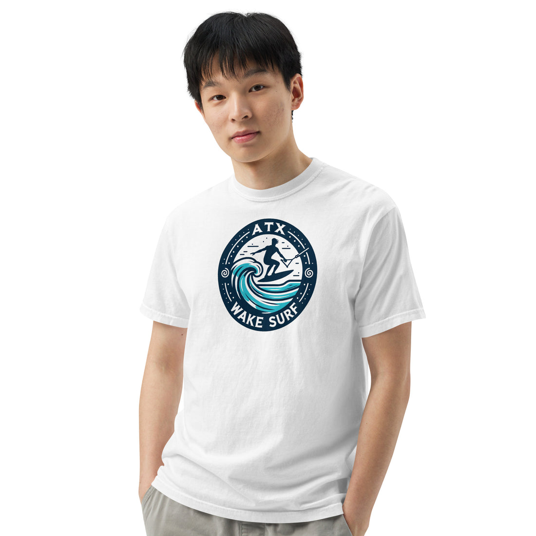 Unisex garment-dyed heavyweight t-shirt